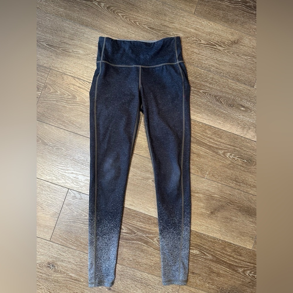 ATHLETA Chaturanga leggings grey speckle ombre - Picture 9 of 9